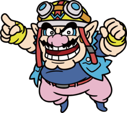 Artwork of Wario for WarioWare Gold