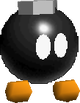 A render of a Bob-omb from Super Mario 64