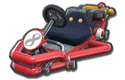 Red Mii's Pipe Frame body from Mario Kart 8