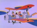 Biplane with magic carpet wings