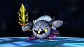 Meta Knight's damaged mask after prolonged damage.