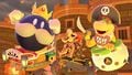 King Bob-omb, Dry Bowser, and Bowser Jr. (Pirate) tricking on DS Airship Fortress for the end of the Pirate Tour