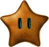 Artwork of a Bronze Star from Super Mario Galaxy 2.