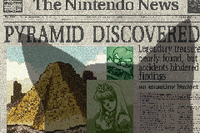 The newspaper seen in the intro of Wario Land 4.