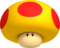 Artwork of a Mega Mushroom in New Super Mario Bros. 2