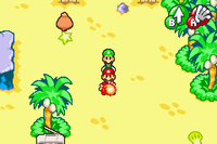 Mario using the Firebrand in Mario & Luigi: Superstar Saga and Mario & Luigi: Superstar Saga   Bowser's Minions