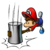 Baby Mario with his Hammer