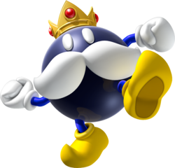 Artwork of King Bob-omb in Super Mario Party.