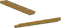 Model of a pair of seesaws from The Subspace Emissary in Super Smash Bros. Brawl. The internal names for them are "Seesaw4" (right) and "Seesaw5" (left)