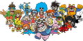 Group artwork from the Japanese WarioWare, Inc. website