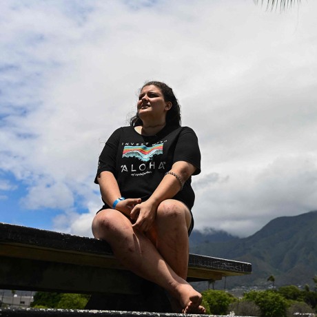 Annelise Cochran in Wailuku, Hawaii, on Aug. 14, 2023. 