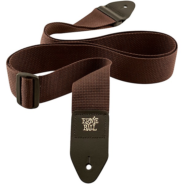 Ernie Ball 2" Poly Pro Strap Brown