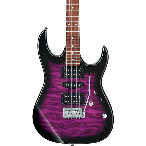 Ibanez GRX70QA Electric Guitar Transparent Violet Sunburst