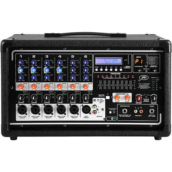 Peavey PVi 6500 6-Channel 400W Powered PA Head With Bluetooth and FX