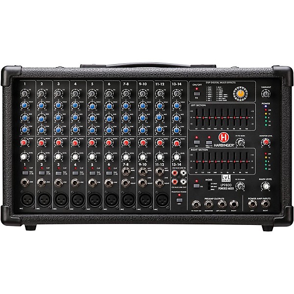 Open Box Harbinger LP9800 Powered Mixer Level 1