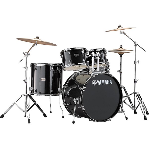 Yamaha Rydeen 5-Piece Shell Pack With 22" Bass Drum Black Glitter