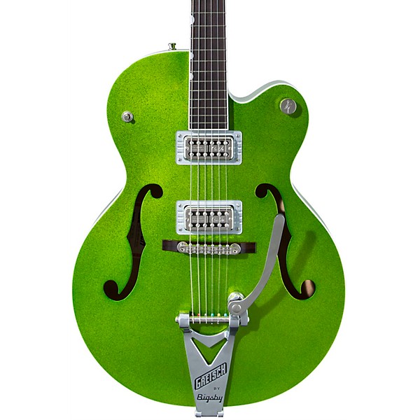 Gretsch Guitars G6120T-HR Brian Setzer Signature Hot Rod Hollowbody With Bigsby Extreme Coolant Green Sparkle