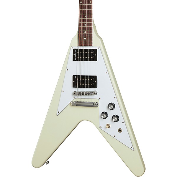 Gibson '70s Flying V Electric Guitar Classic White