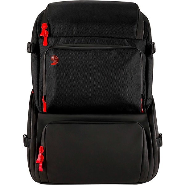 D'Addario Backline Gear Transport Backpack Red/Black