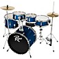 Rogue Junior Kicker 5-Piece Drum Set Metallic Blue thumbnail