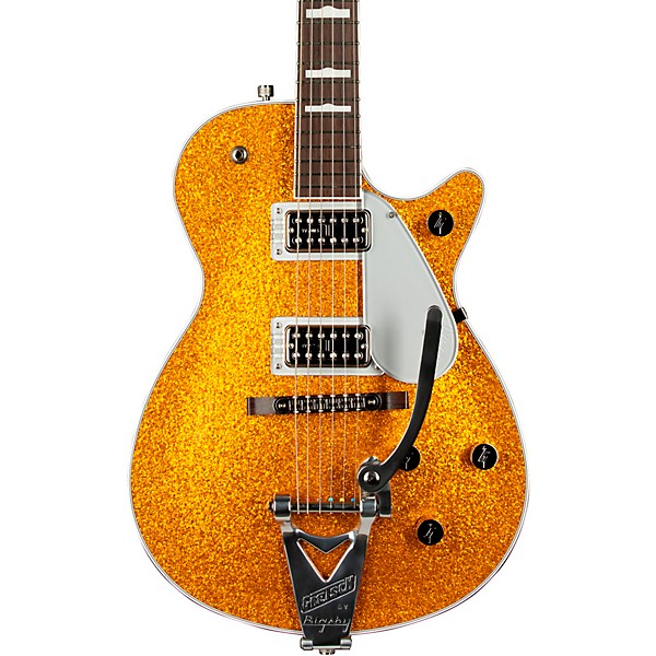 Gretsch Guitars G6129T-89VS Vintage Select '89 Sparkle Jet With Bigsby Gold Sparkle