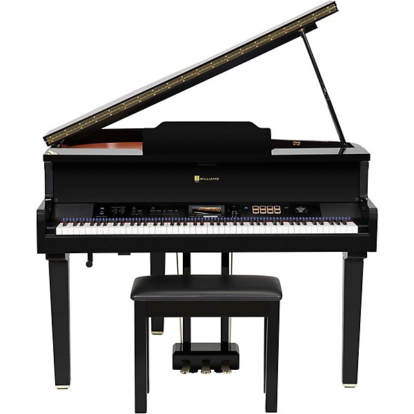 Williams Symphony Concert Digital Grand With Touchscreen and Bench Ebony 88 Key