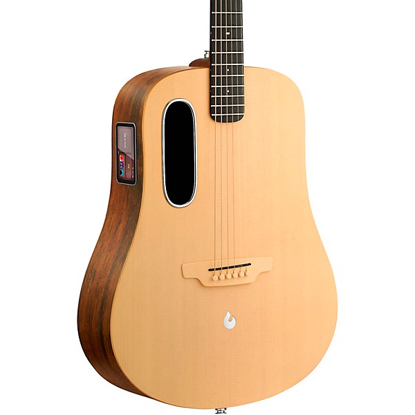 LAVA MUSIC ME 4 Spruce 41" Acoustic-Electric Guitar With Airflow Bag Natural