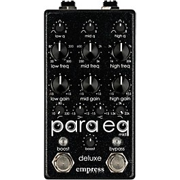 Empress Effects ParaEq MKII Deluxe Effects Pedal Black