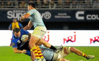 Thibault Debaës et les Bretons n’ont pas pesé face à Perpignan. (Photo Idriss Bigou-Gilles/AFP)