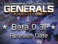 [Generals : Evolution] Beta 0.31 Release Date has been announced!