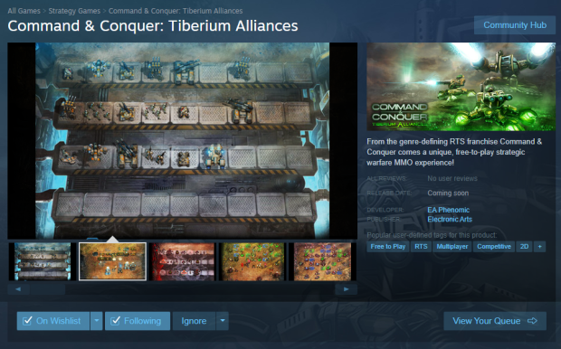 Tiberium Alliances on Steam!?