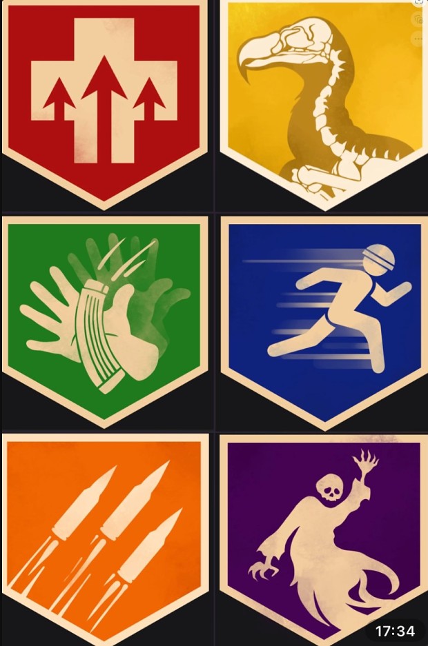 All 6 Perks Icons for Survival Mode