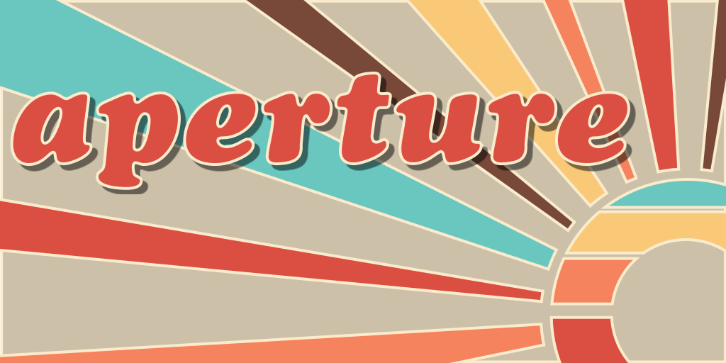 aperture logo poster