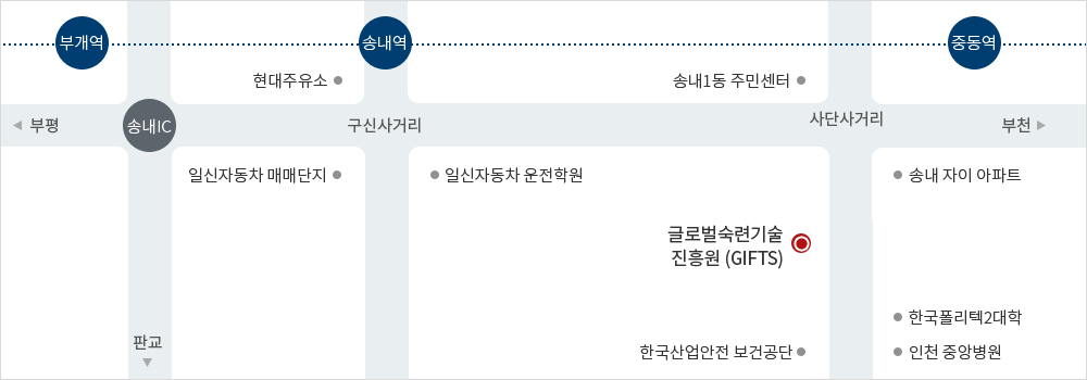 오시는 길 지도