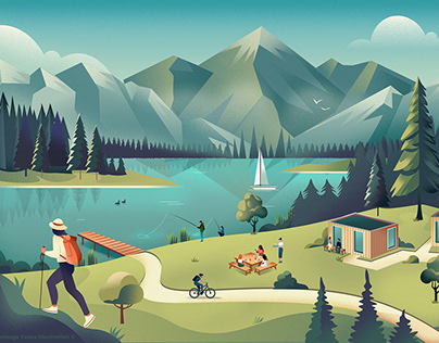 Landscape illustrations