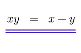 When Does the Product of Two Numbers Equal Their Sum?