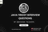 Java tricky interview questions