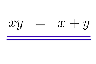 When Does the Product of Two Numbers Equal Their Sum?