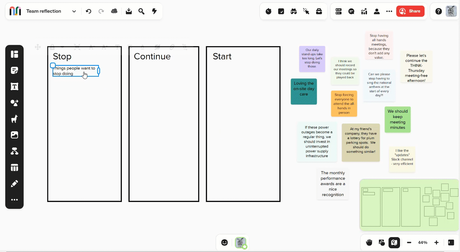 Classifying sticky notes based on class descriptions