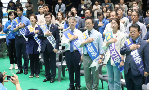 민주당 전대 분수령 'PK 목장 결투'…진짜 당심 드러날까