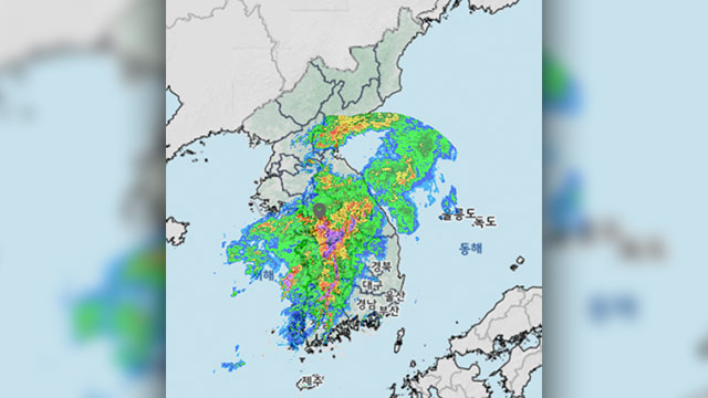 [속보] 경기 안성시 보개면 불현리에 시간당 70mm 집중호우