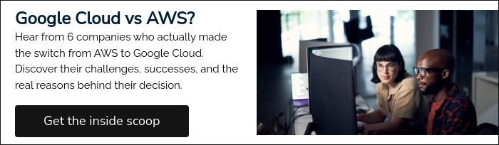 Google Cloud vs AWS? Hear from 6 companies who actually made the switch from AWS to Google Cloud. Discover their challenges, successes, and the real reasons behind their decision.  