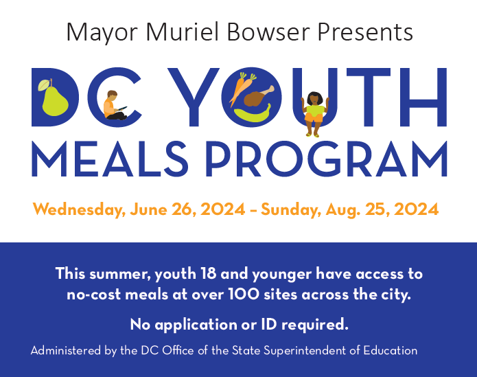 DC Youth Summer Meals 2024 Info