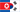 Flagge von Korea (Nord- und Südkorea)