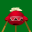 Icon for a set of Pikmin badges in Nintendo Badge Arcade.