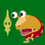 Icon for a set of Pikmin badges in Nintendo Badge Arcade.