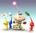 Olimar as he appears in Super Smash Bros. Brawl.