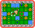 A screenshot of the "Plucking Pikmin" game.