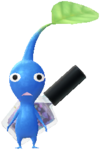 A Blue Makeup Store Decor Pikmin with Makeup decor from Pikmin Bloom.