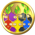 A badge in Pikmin Bloom.